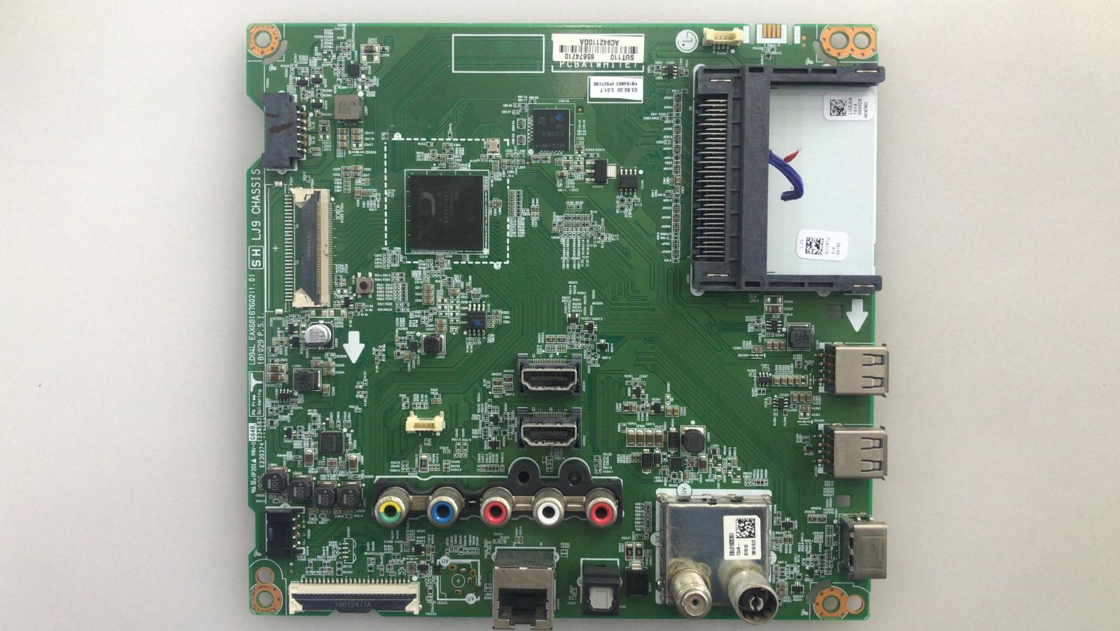 43LM6300PLA  MAİNBOARD ANAKART EAX68167602 (1.0) / EBT65674710